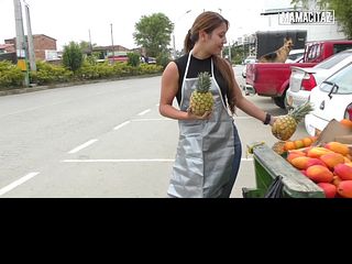 Latina Fruit Vendor Approached Outdoors, She Agrees to Leave With Him... What Happens Next Is Wild