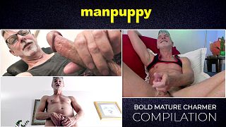 ManPuppy: Bold Mature Men Showcases His Excited Cock While Teasing You Compilation